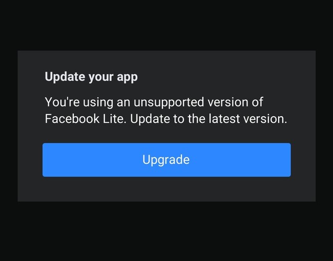 WHY IS Facebook Lite Version Is Down