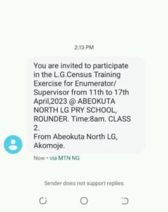 NPC Management Sends Important Message to Enumerators and Supervisors - See Message Here