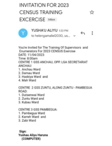 NPC Management Sends Important Message to Enumerators and Supervisors - See Message Here