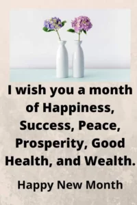 Happy New Month Messages August 2023