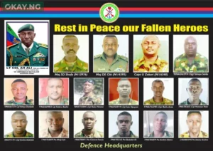 Revealed: Photos, Names of Army Commander, 16 Soldiers Killed in Delta Community 