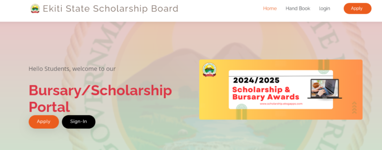 Apply for the Ekiti State Government Scholarship and Bursary Award 2024