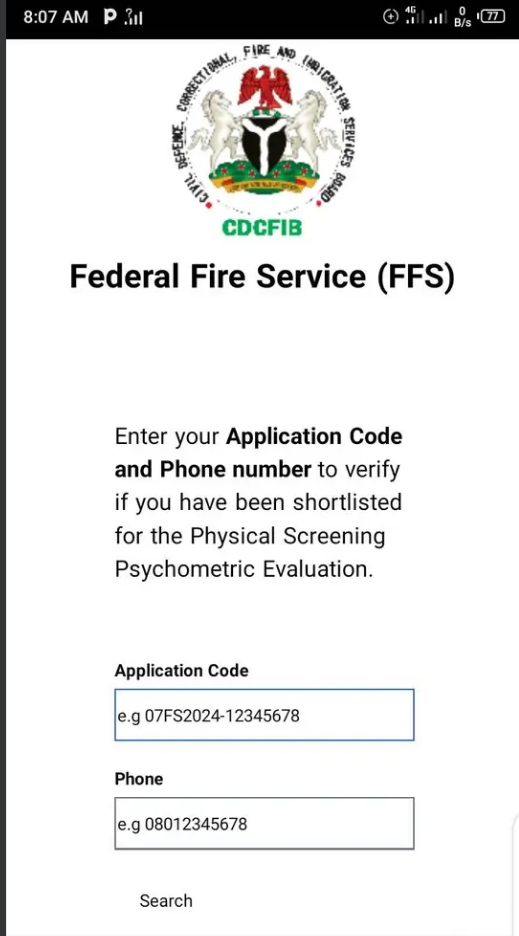 Simple Ways to Recover Your CDCFIB FFS Recruitment Application Code/ID