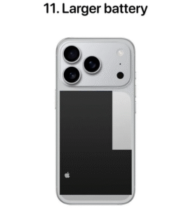 Larger battery