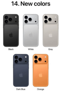 New colors (iPhone 17 Pro)