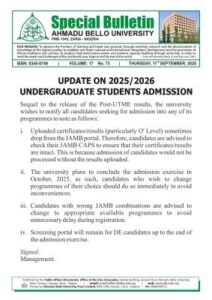 Ahmadu Bello University post utme result 