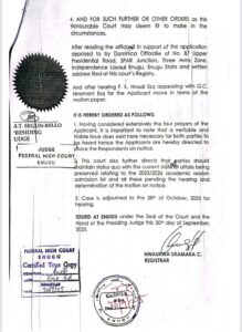 Court Suspends 2025/2026 Admissions Into UNILAG, OAU Over Student Petition